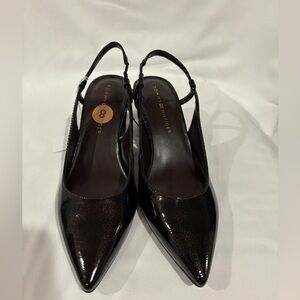 Tommy Hilfiger Women's Glossy wine brown color Heels size 8